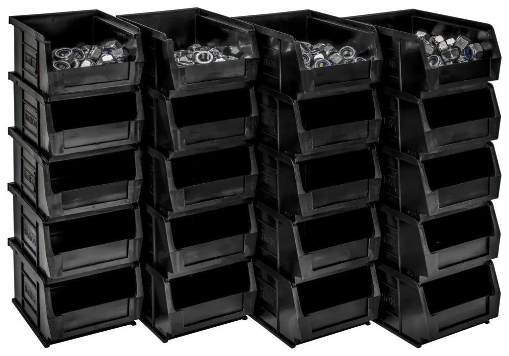 TOPSTORE CONTAINER TC2 BLACK RECYCLED PACK OF 20