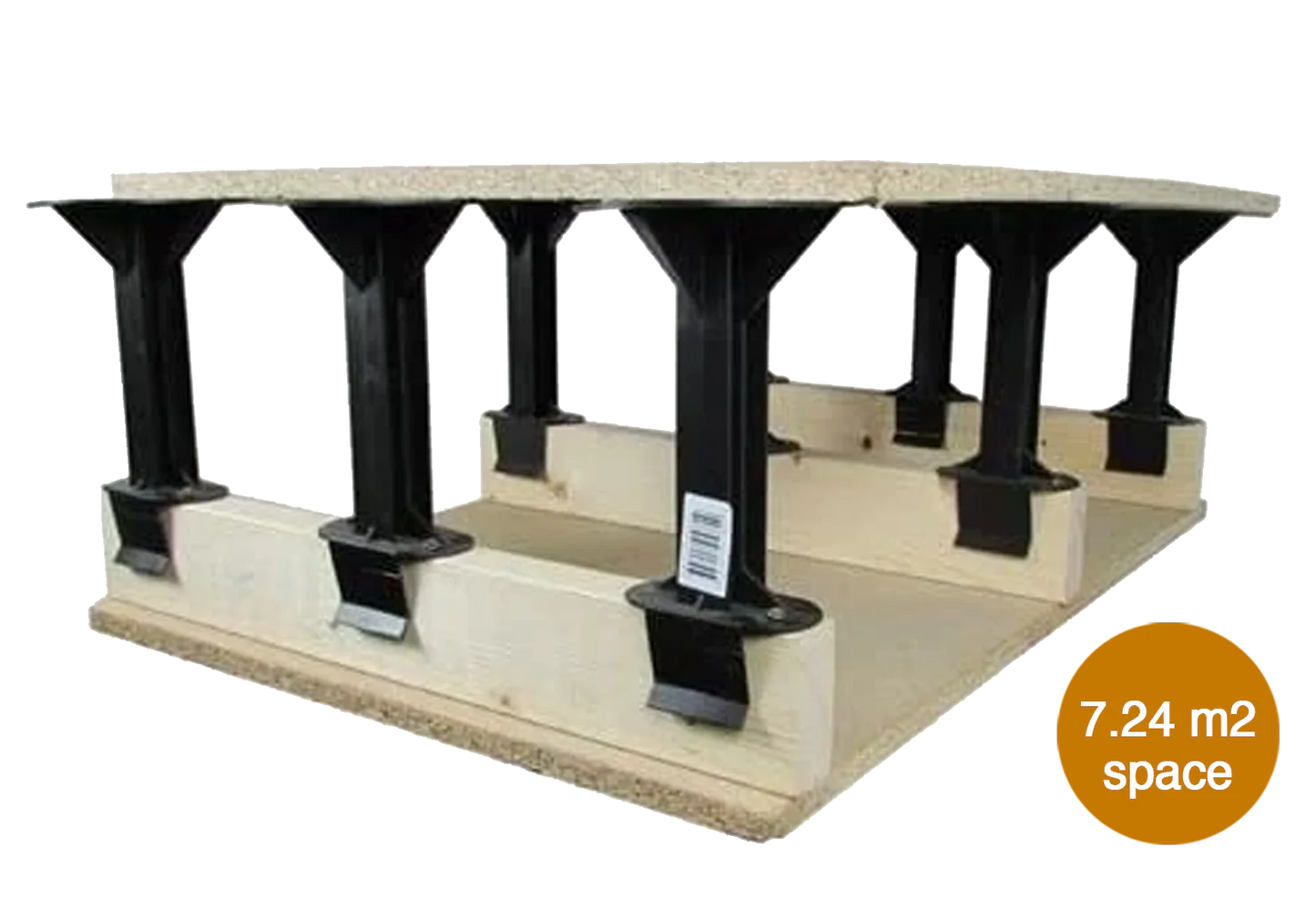 Loft Storage Stilts - Box of 64 (7.24m² Space)