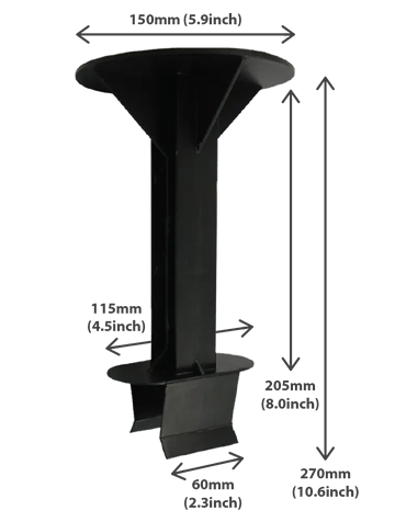 Loft pack (300mm spacing) creates 2.2sqm
