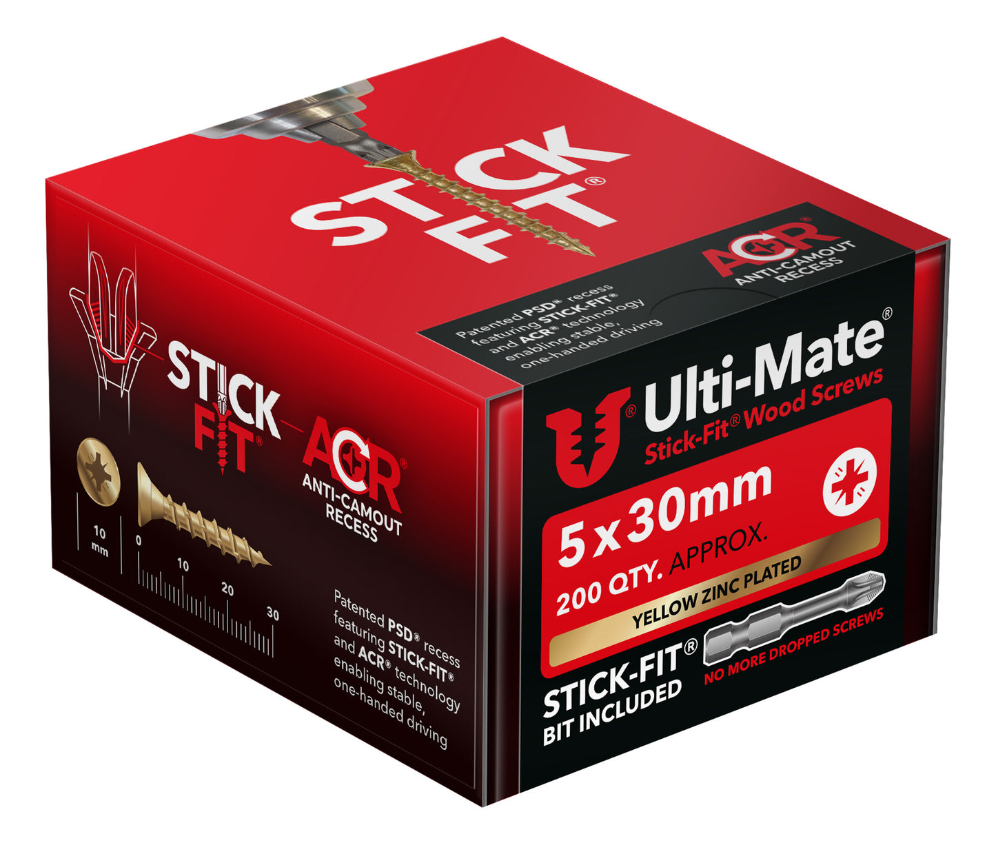 PlasterLinkScrew 5.0 x 30mm Multipack - Perfect for Loftstilts