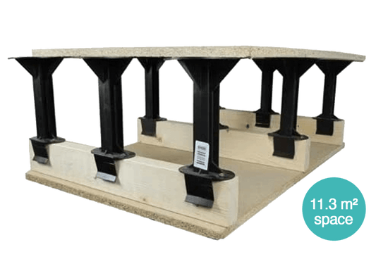 Loft Storage Stilts - Box of 96 (11.3m² Space) - Plaster Link