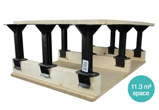 Loft Storage Stilts - Box of 96 (11.3m² Space)