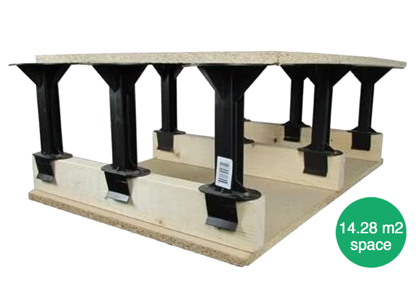 Loft Storage Stilts - Pack of 128 (14.28m² Space)