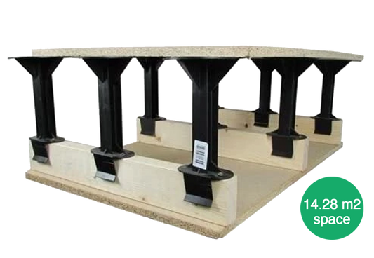 Loft Storage Stilts - Pack of 128 (14.28m² Space)