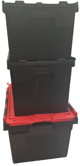 Pack of 5 Loft Storage Boxx - 55L, Made in the UK from 100% Recycled Material, Perfect for Loft Storage