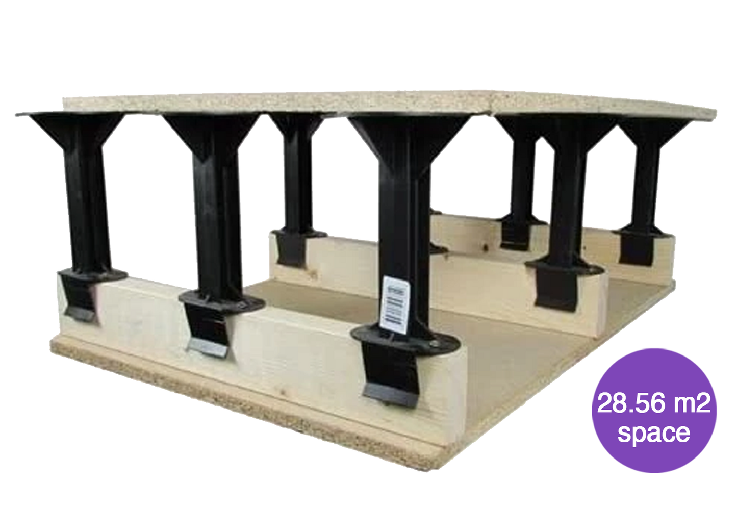 Loft Storage Stilts - Pack of 256 (28.56m² Space)