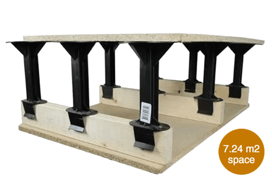 Loft Storage Stilts - Box of 64 (7.24m² Space) - Plaster Link